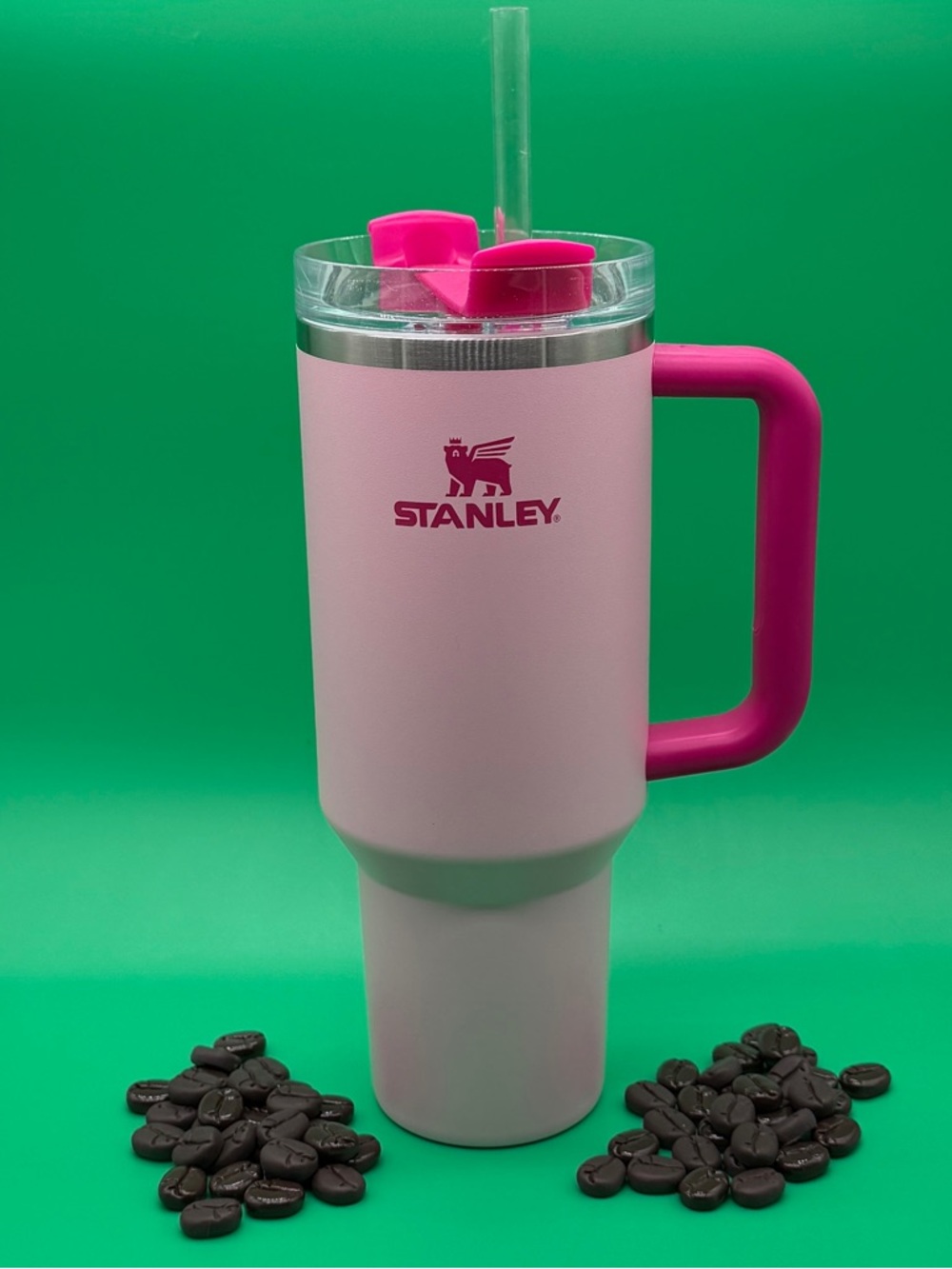 Stanley 40oz Flamingo Pink Flowstate Tumbler